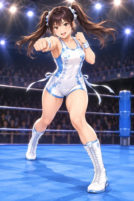 瀬川みなもの攻め：ストレートパンチ
