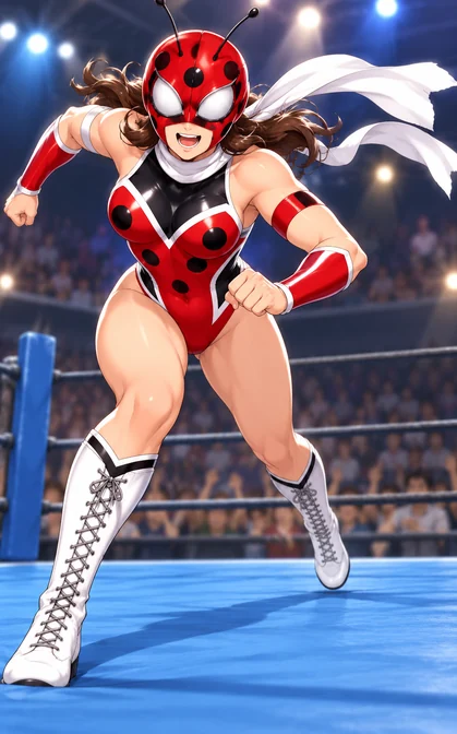 LADYBUG RAYの攻め：ショルダータックル