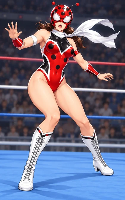 LADYBUG RAYの守り・受け：被弾リアクション