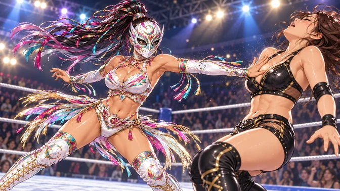 ルナ・エキリブリオの攻め：掌底